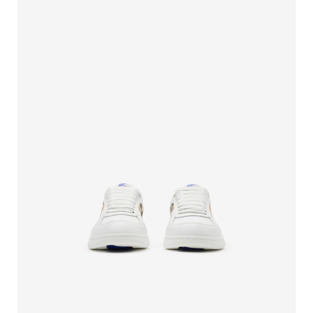  Check Leather and Terrace Sneakers​