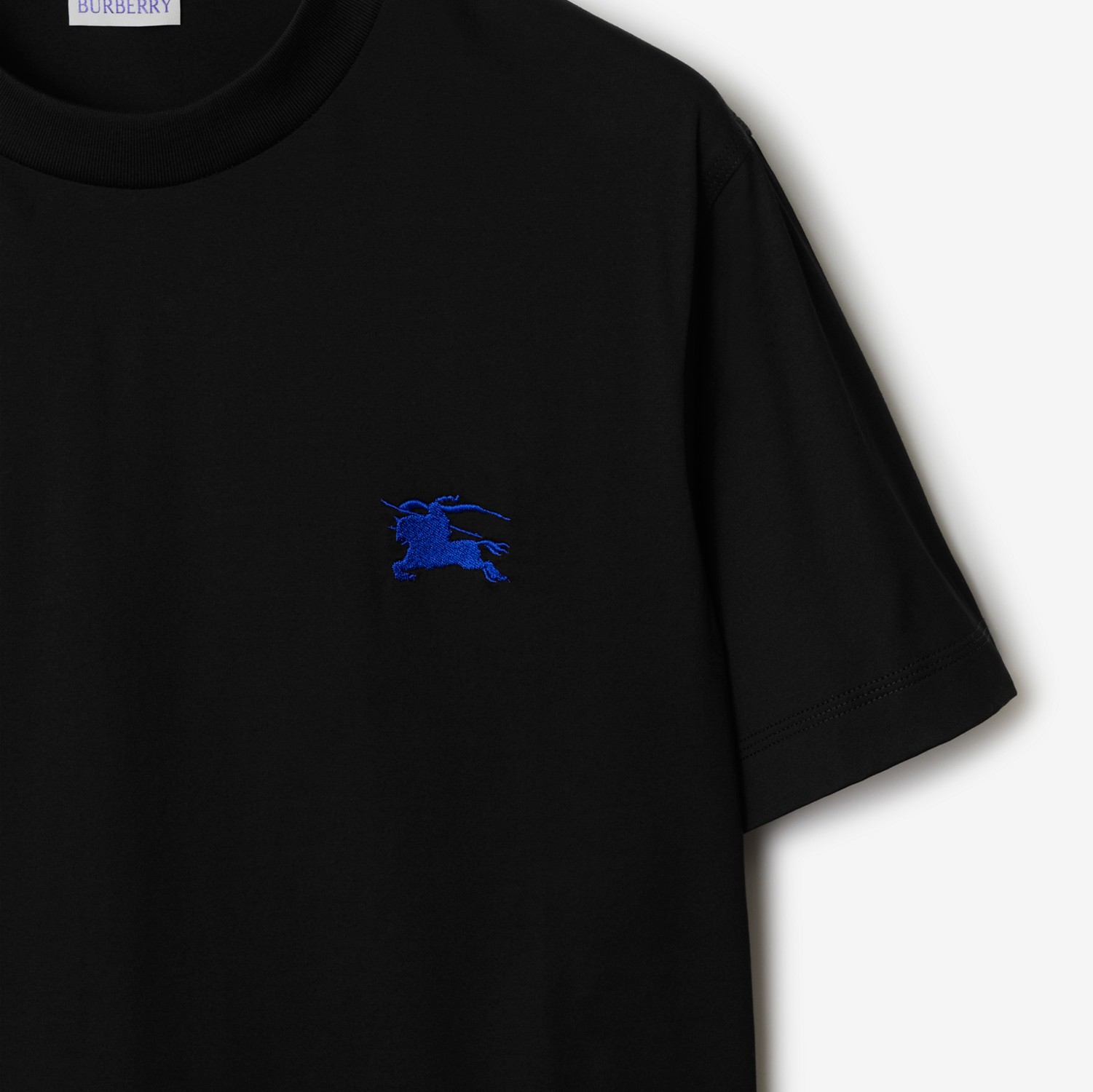 Cotton T-shirt in Black - Men | Burberry® Official Cotton T-shirt in Black - Men | Burberry® Official