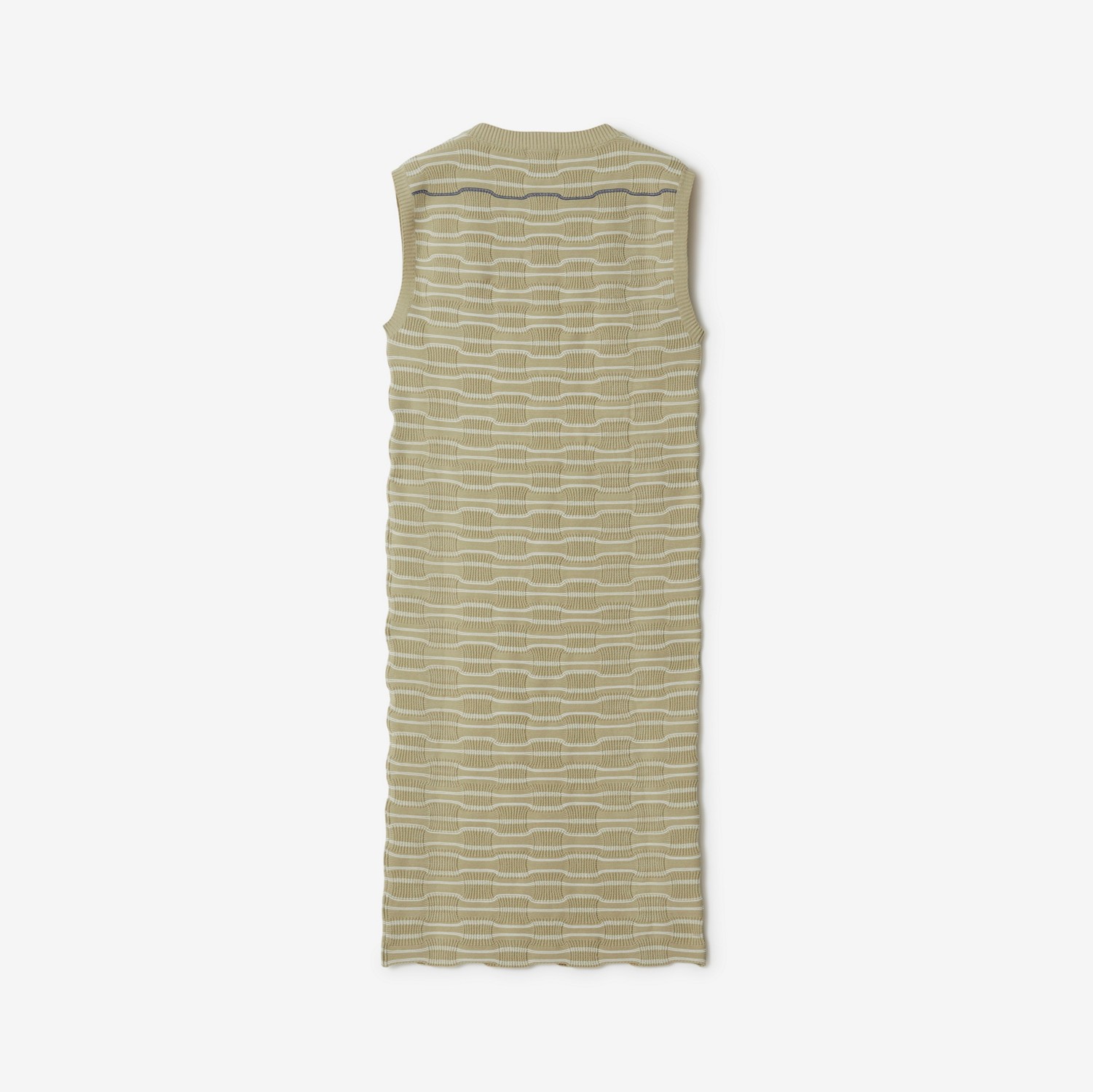 Baumwollmisch-Kleid mit Streifenmuster