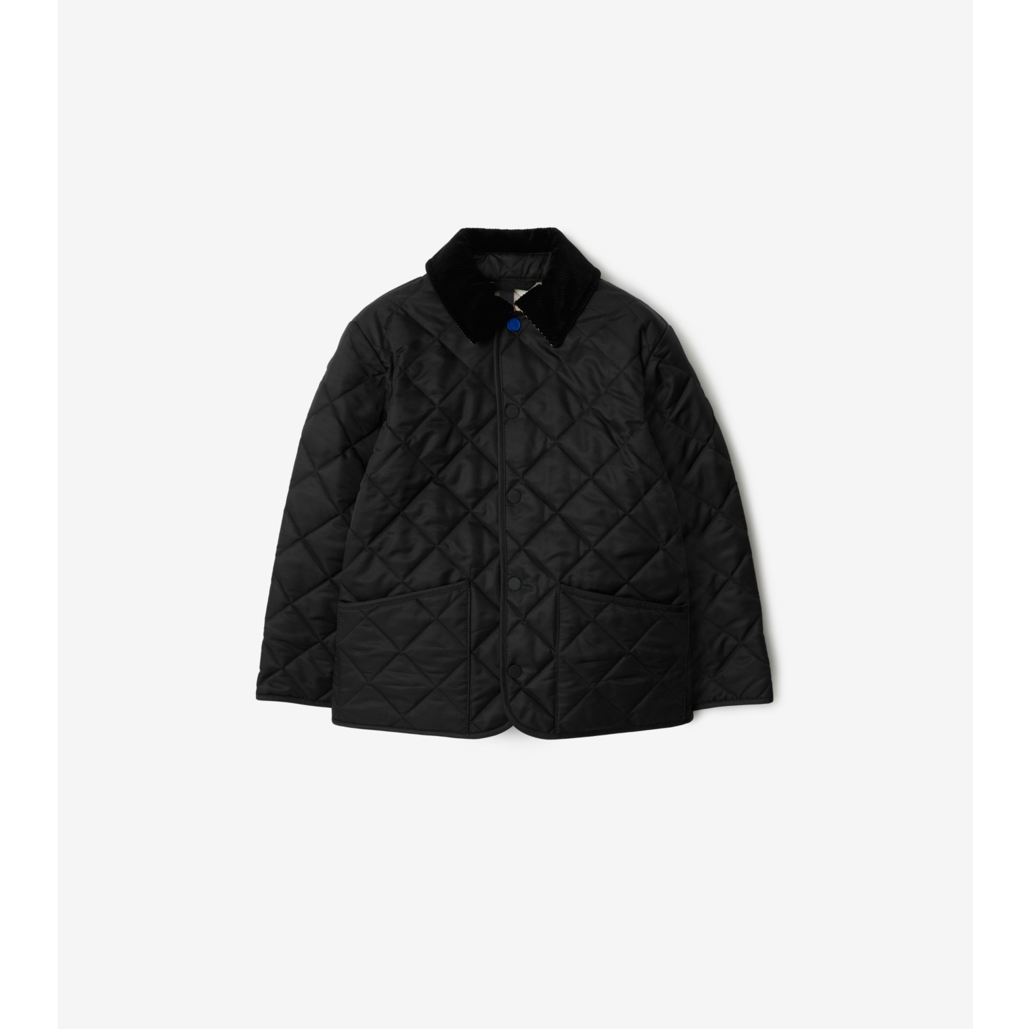 Quilted Barn Jacket in Black Burberry Official