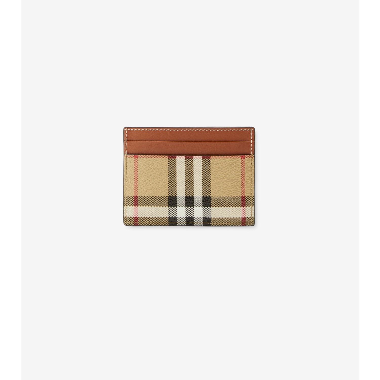 Check Card Case in Archive beige - Women, Vintage Check | Burberry 
