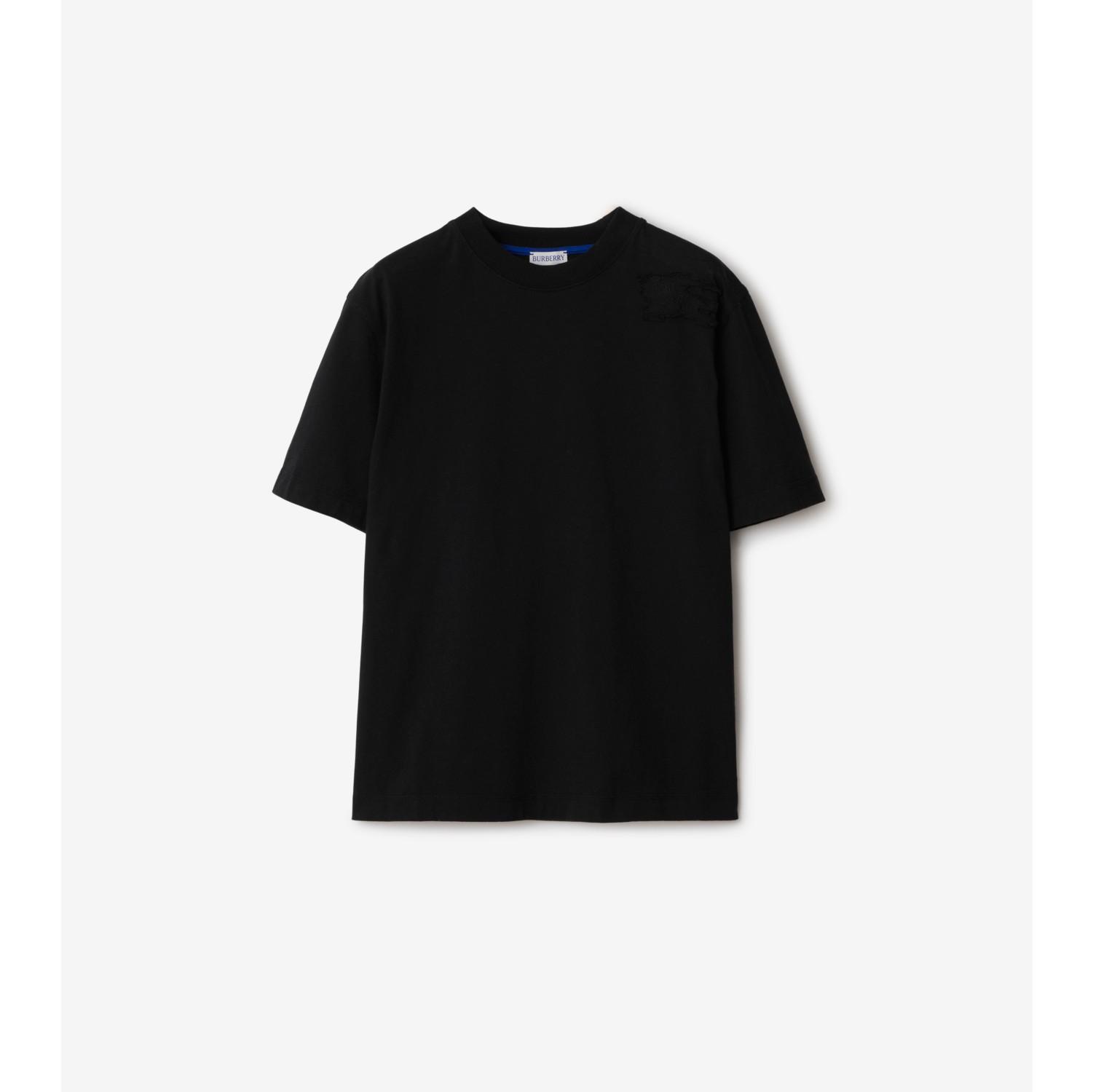 Cotton T-shirt in Black - Women | Burberry® Official