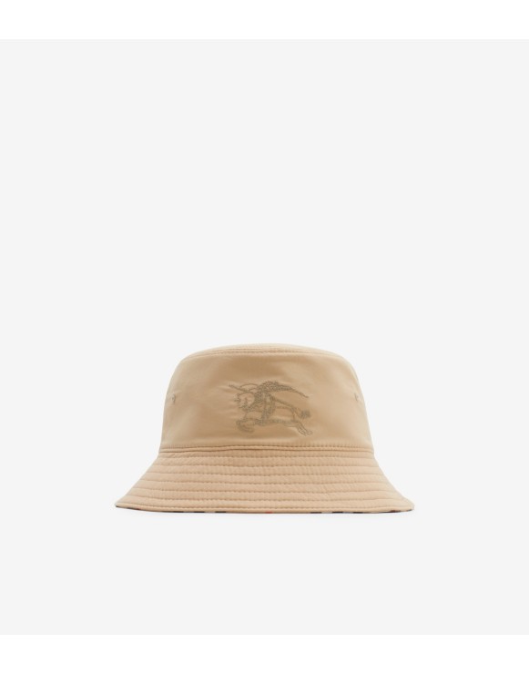 Reversible Cotton Blend Bucket Hat