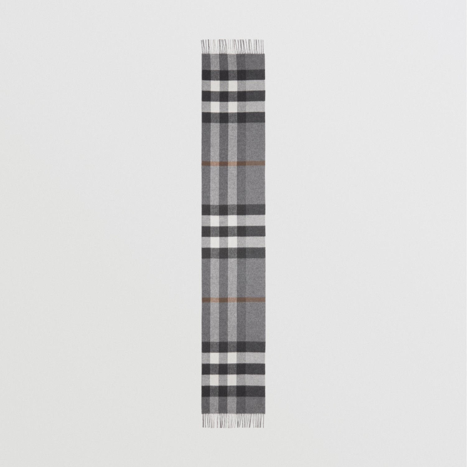 Burberry grey cheap check scarf