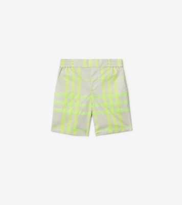 Burberry shorts top kids green