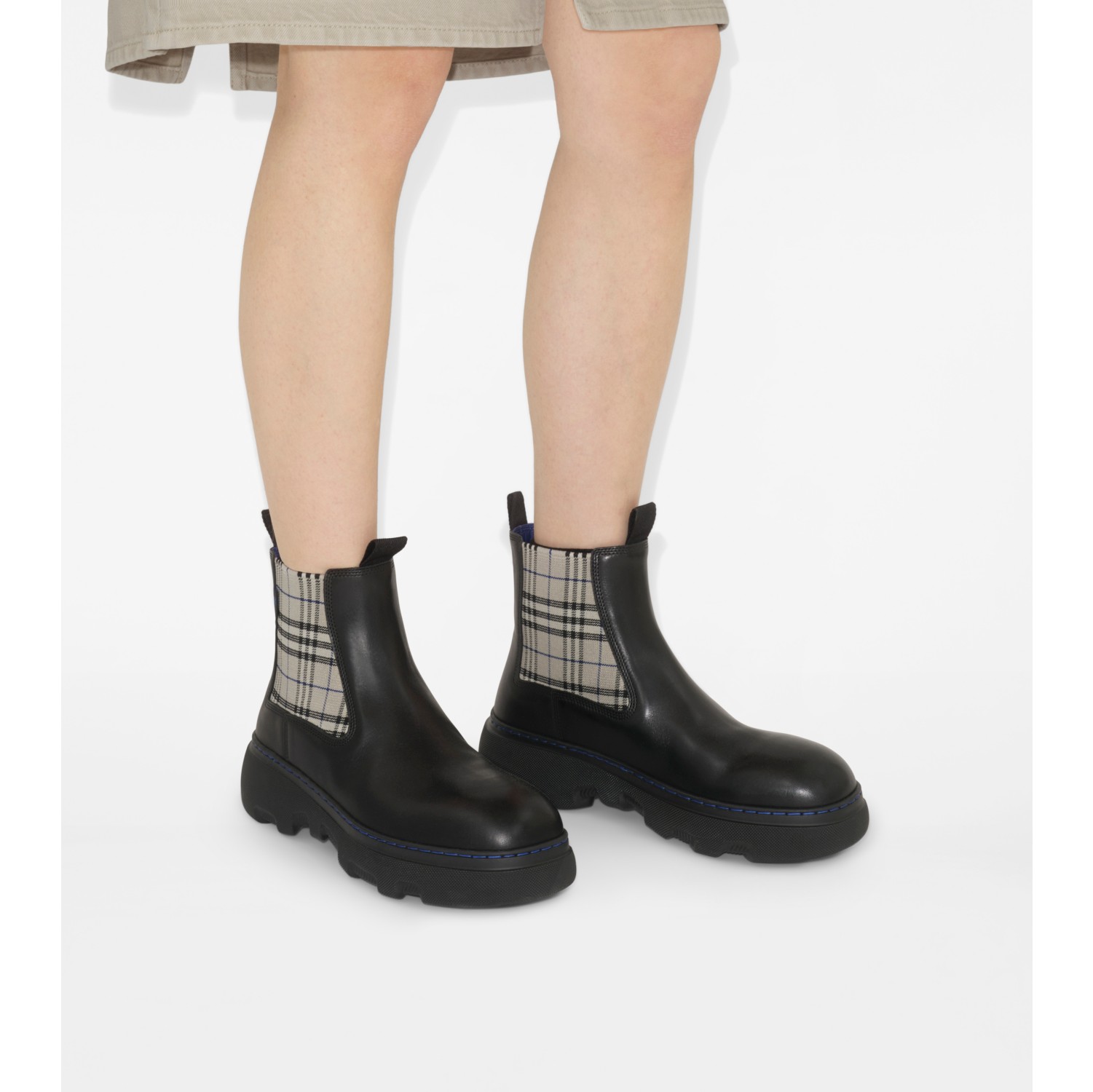 Leather Creeper Low Chelsea Boots