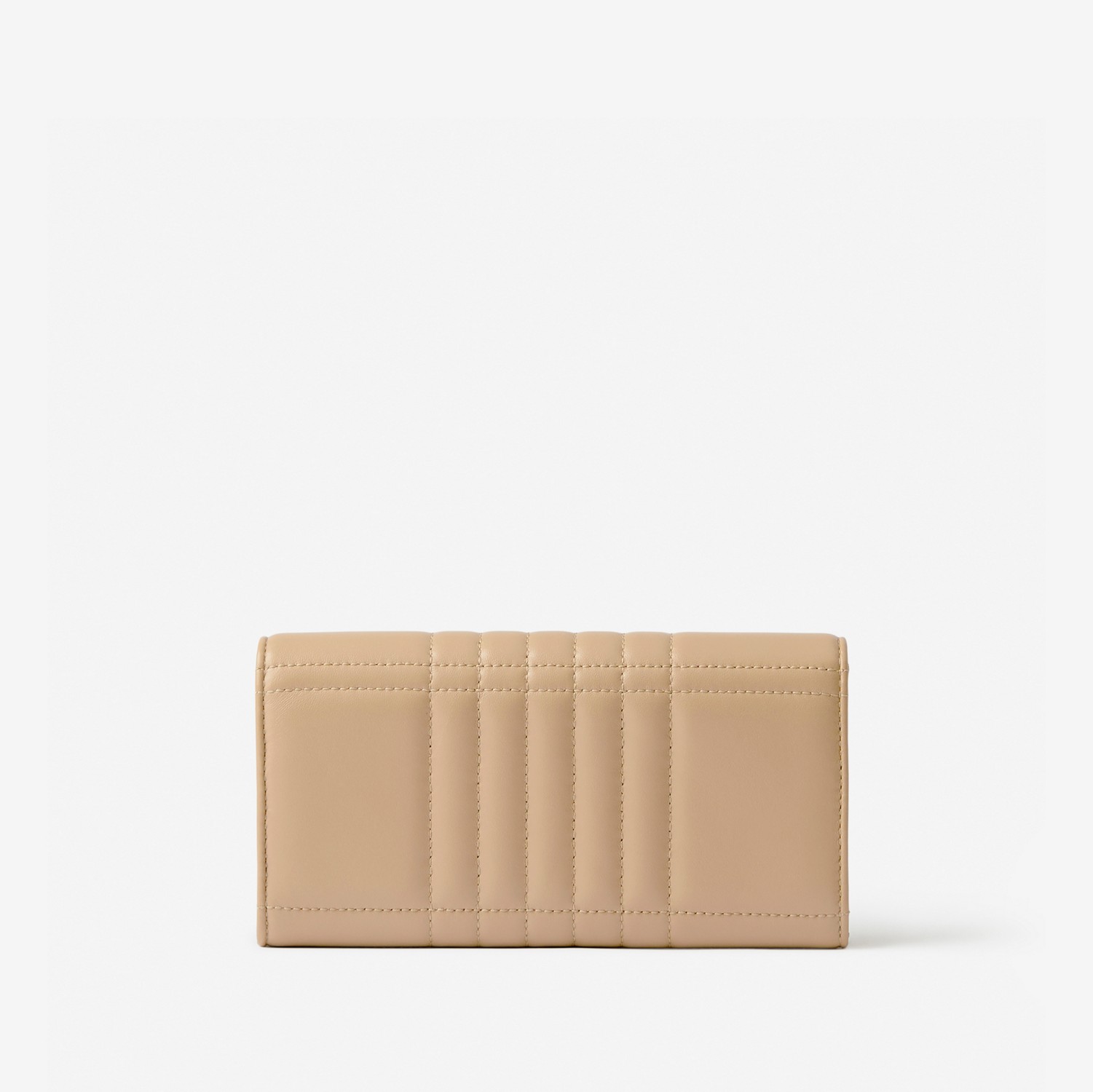 Brieftasche „Lola“ im Kontinentalformat aus gestepptem Leder (Haferbeige) - Damen | Burberry®