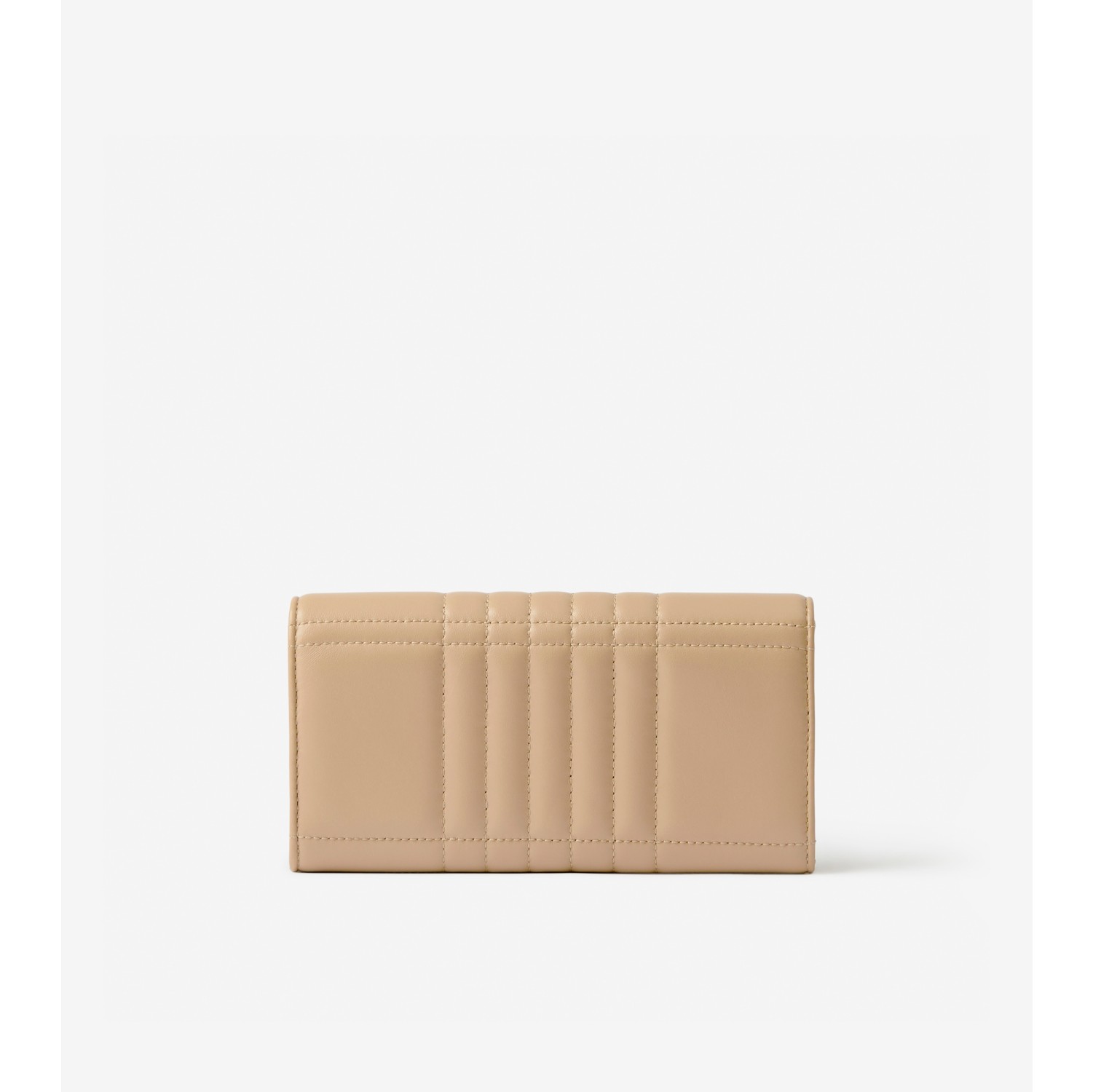 Quilted Leather Lola Continental Wallet in Oat Beige - Women | Burberry®  Official