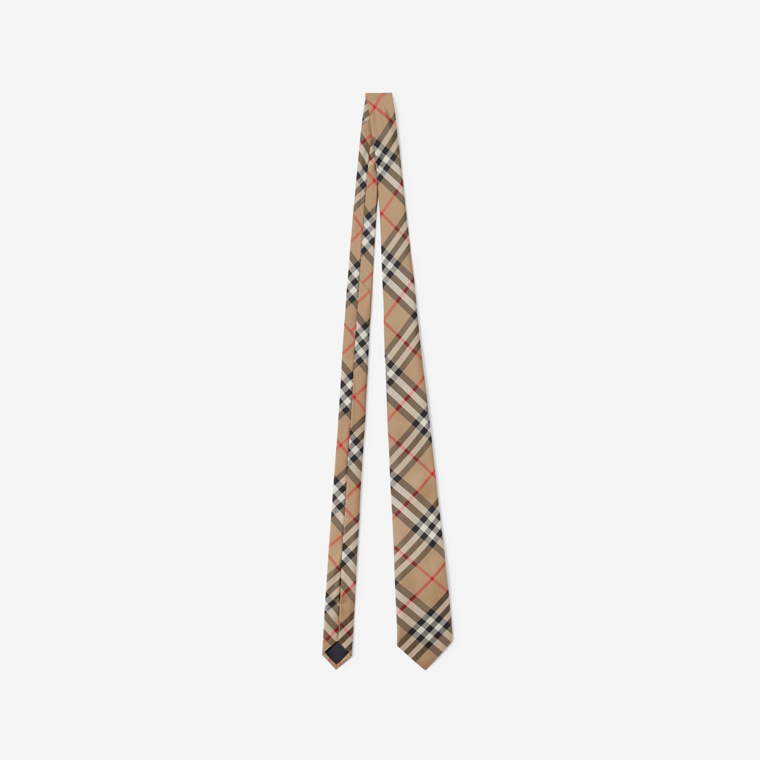 Cravatta dal taglio classico in seta con motivo Vintage check