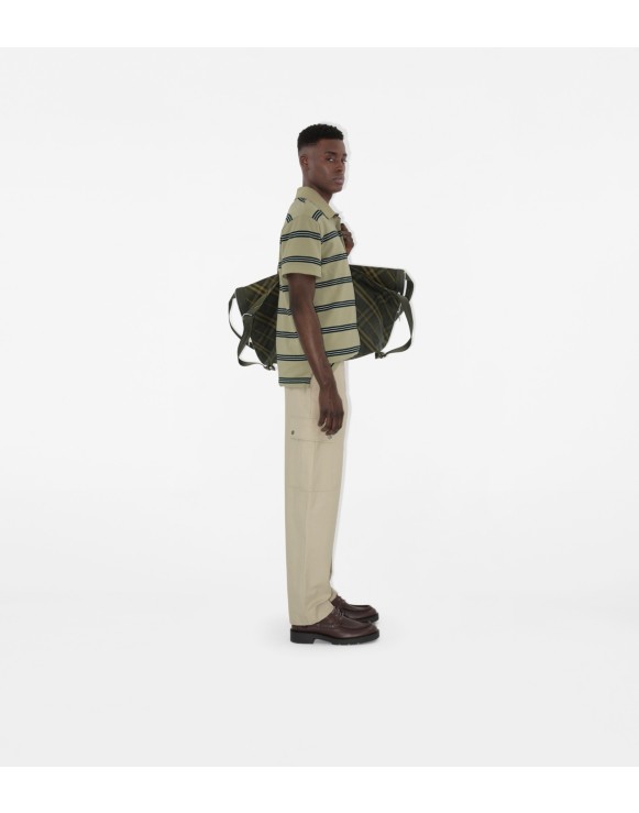 Striped Cotton Polo Shirt