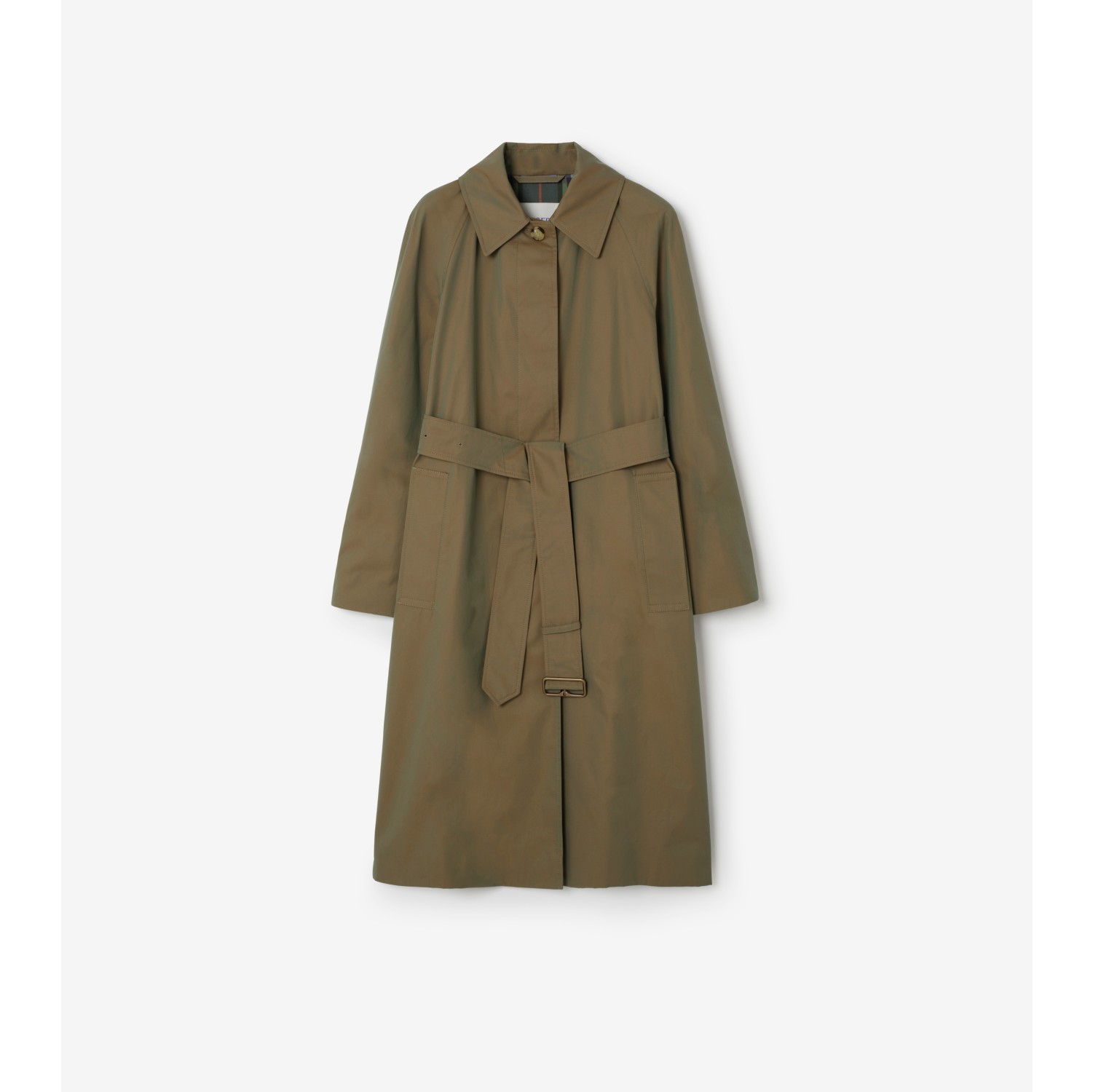 Paletot long en gabardine