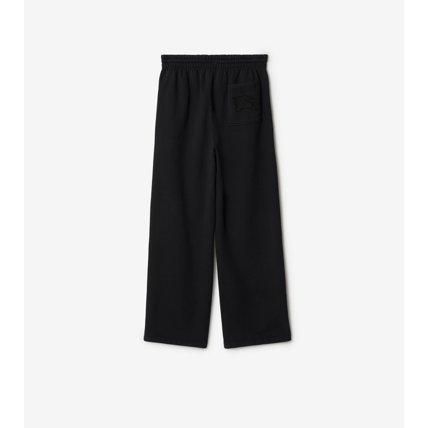 Cotton Track Pants in Black - Men