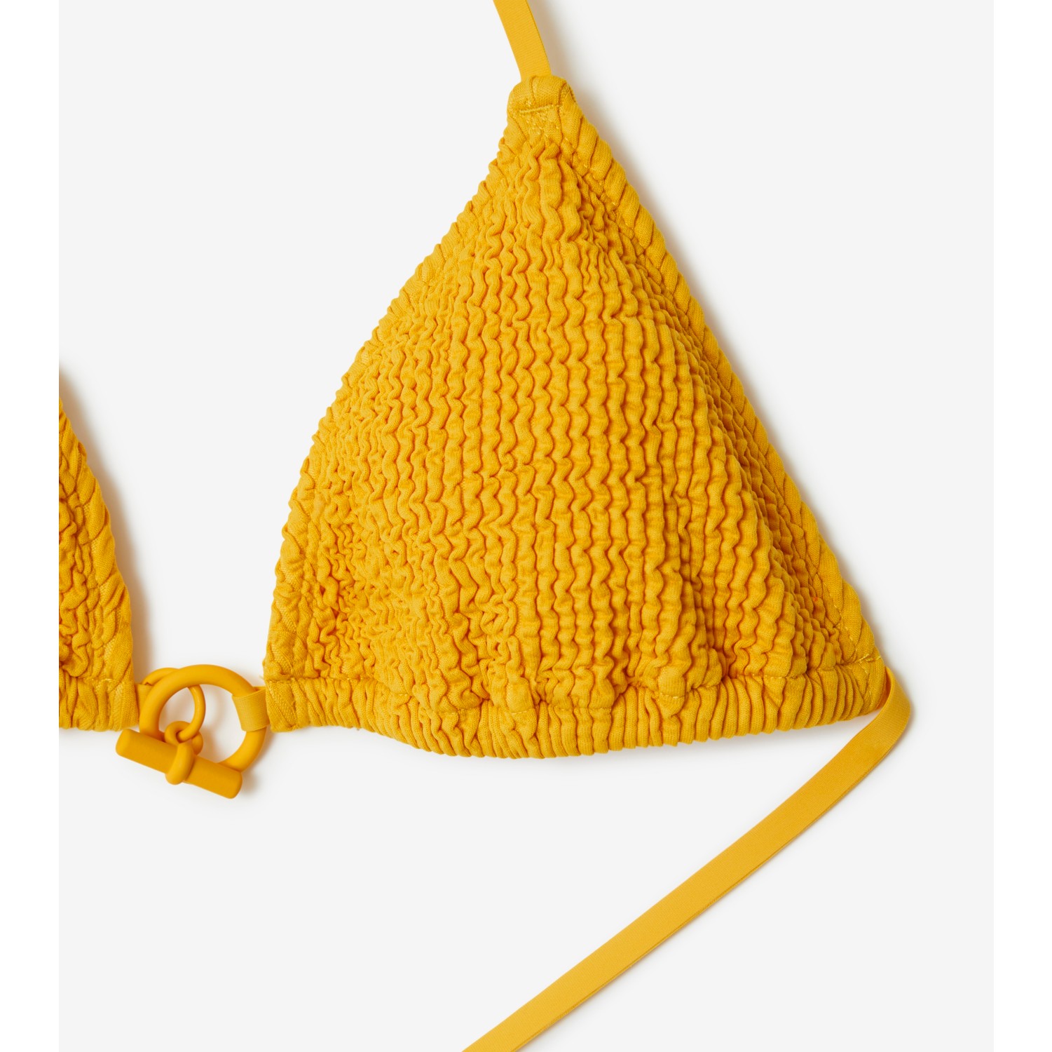 Bikini Top in Sunflower - Women, Cotton, Technical | Burberry® Official