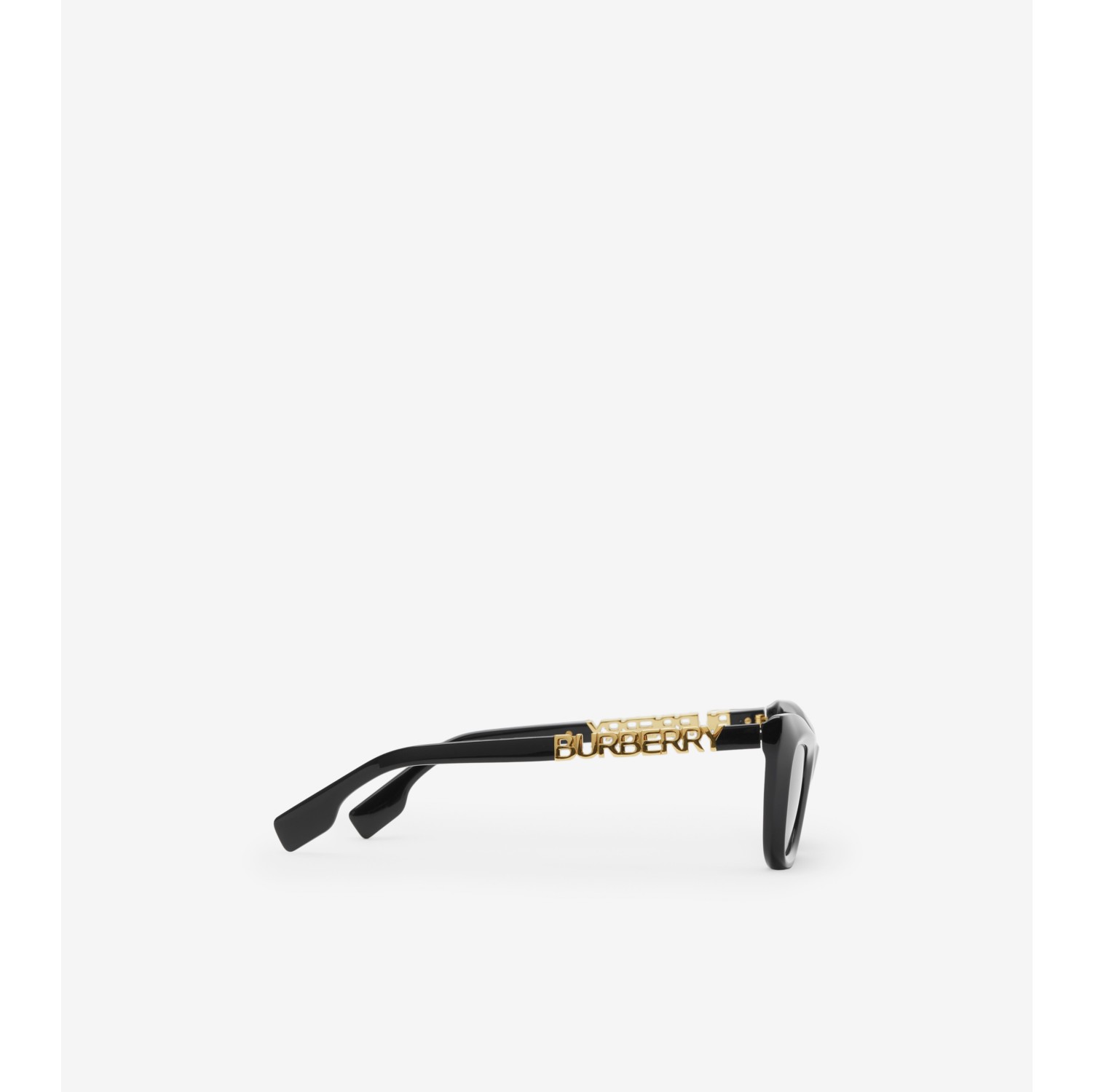 Logo Cat-eye Sunglasses in Black - Women | Burberry® Official