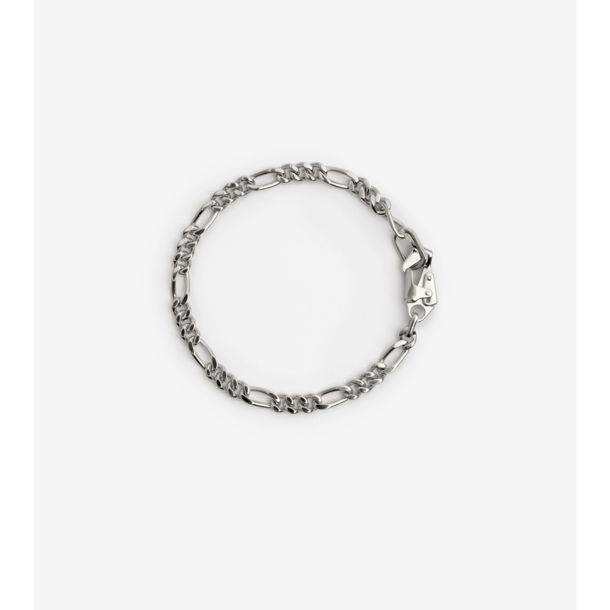 Shop Burberry Horse Bracelet In Silver