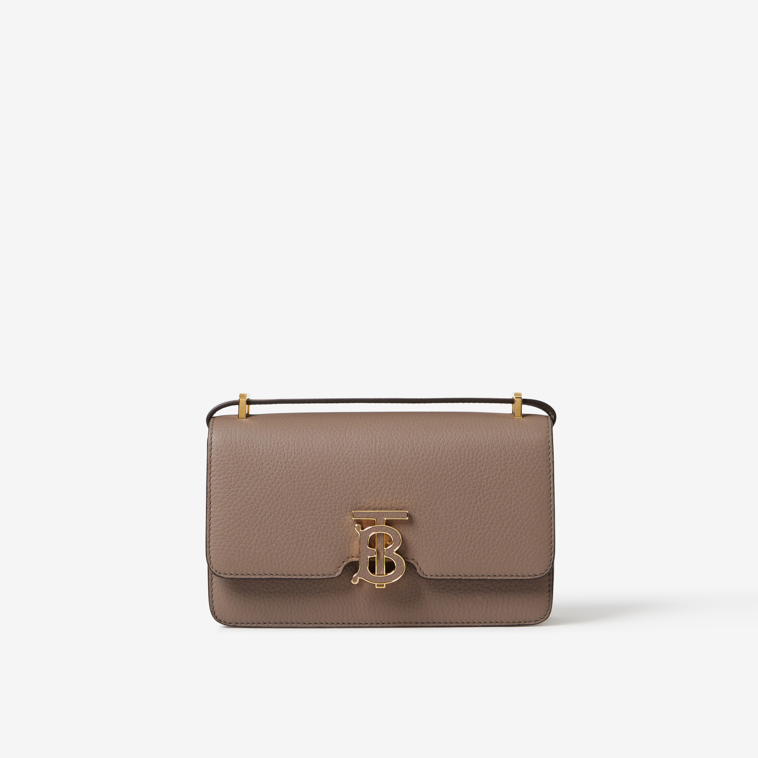 Mini TB Bag in Light Saddle Brown - Women | Burberry® Official - 1