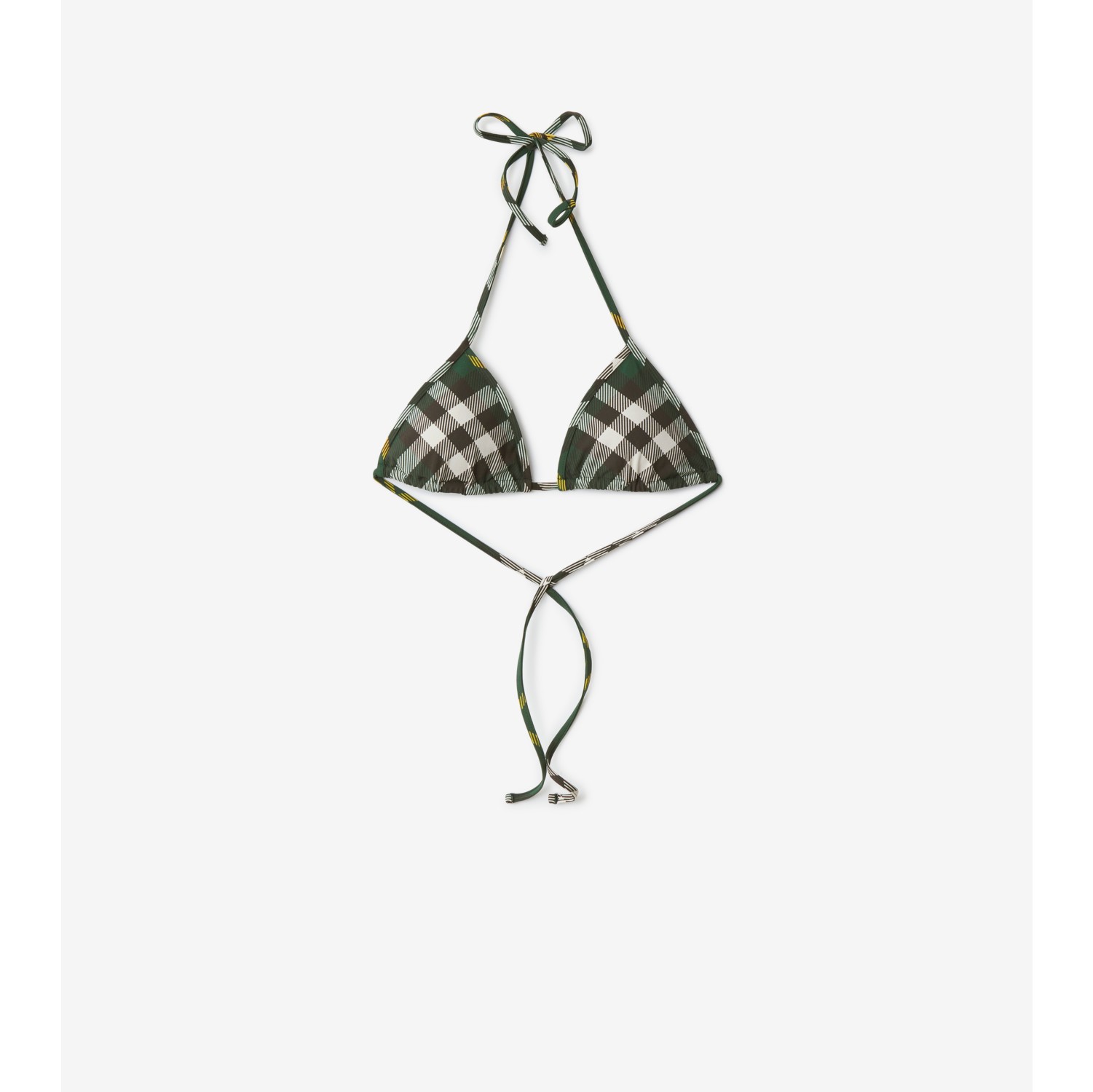 Check Bikini Top in Ivy Women Burberry Official