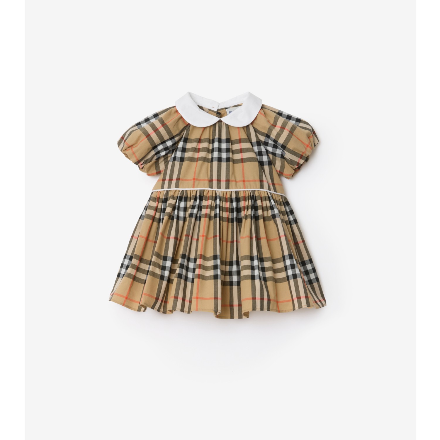 Check Cotton Dress with Bloomers