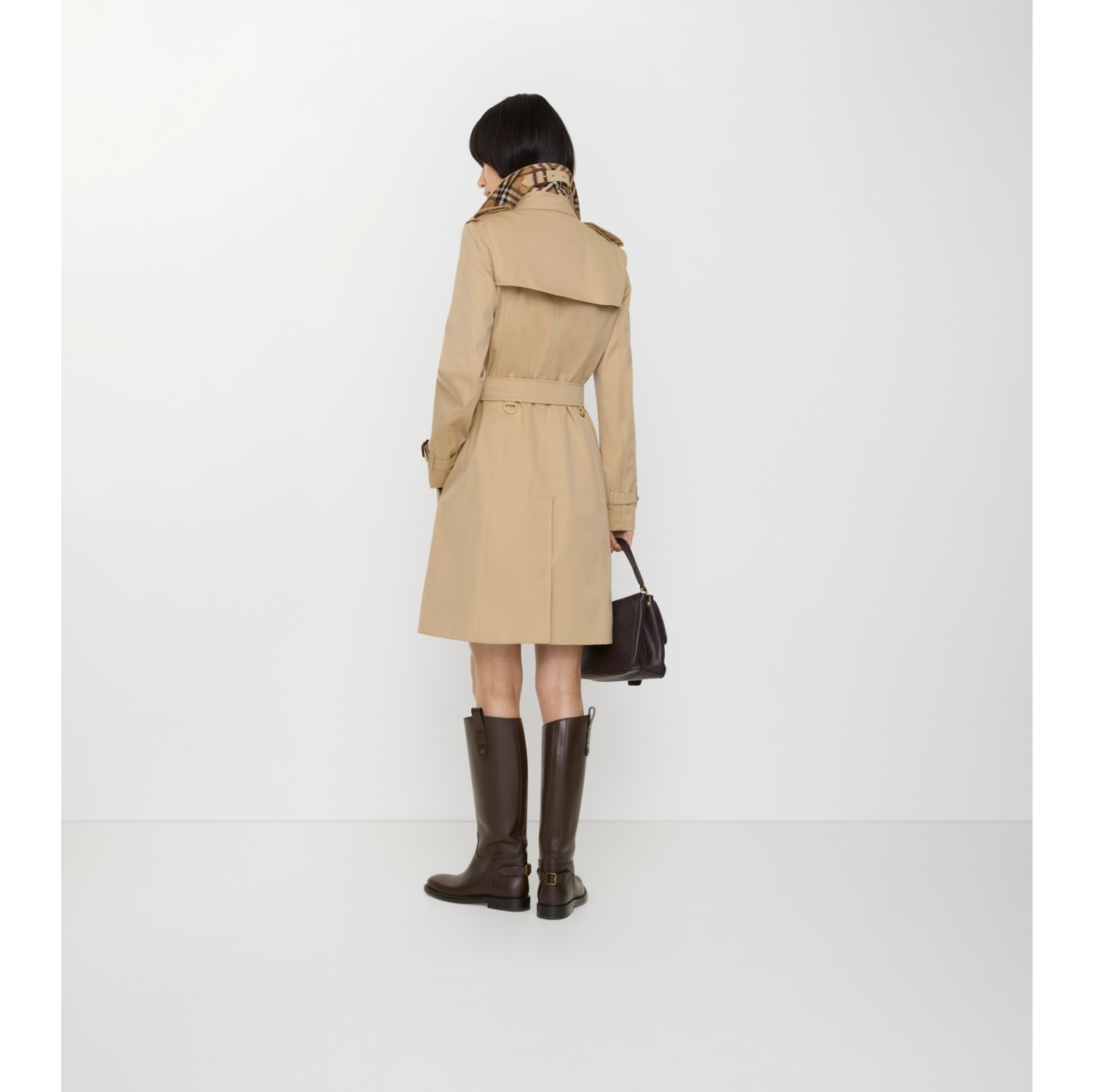 ミッドレングス チェルシー ヘリテージ トレンチコート (ハニー