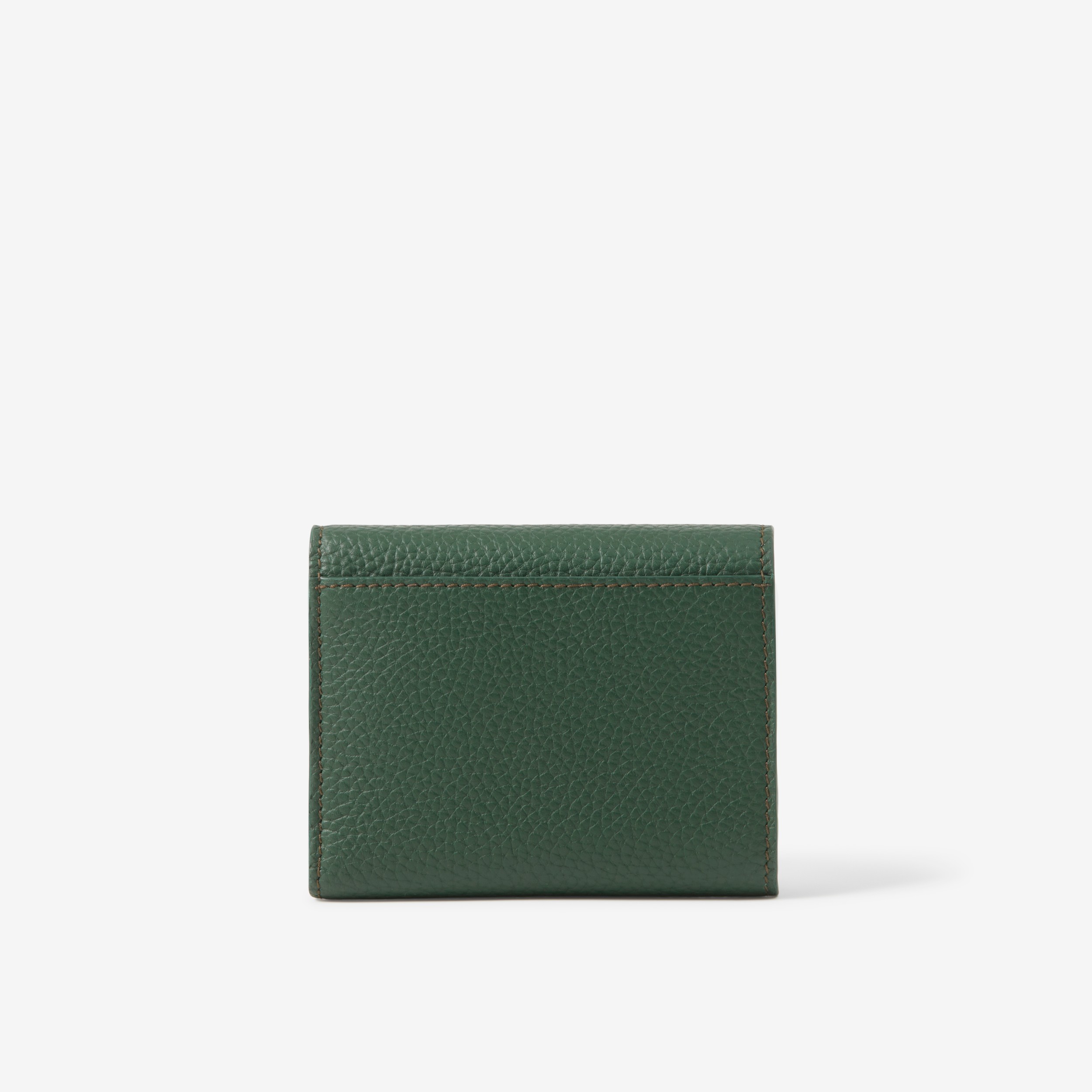 Grainy Leather TB Compact Wallet in Vine - Women | Burberry® Official