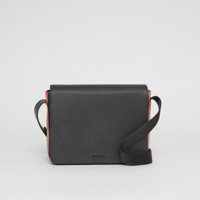 black leather messenger bags