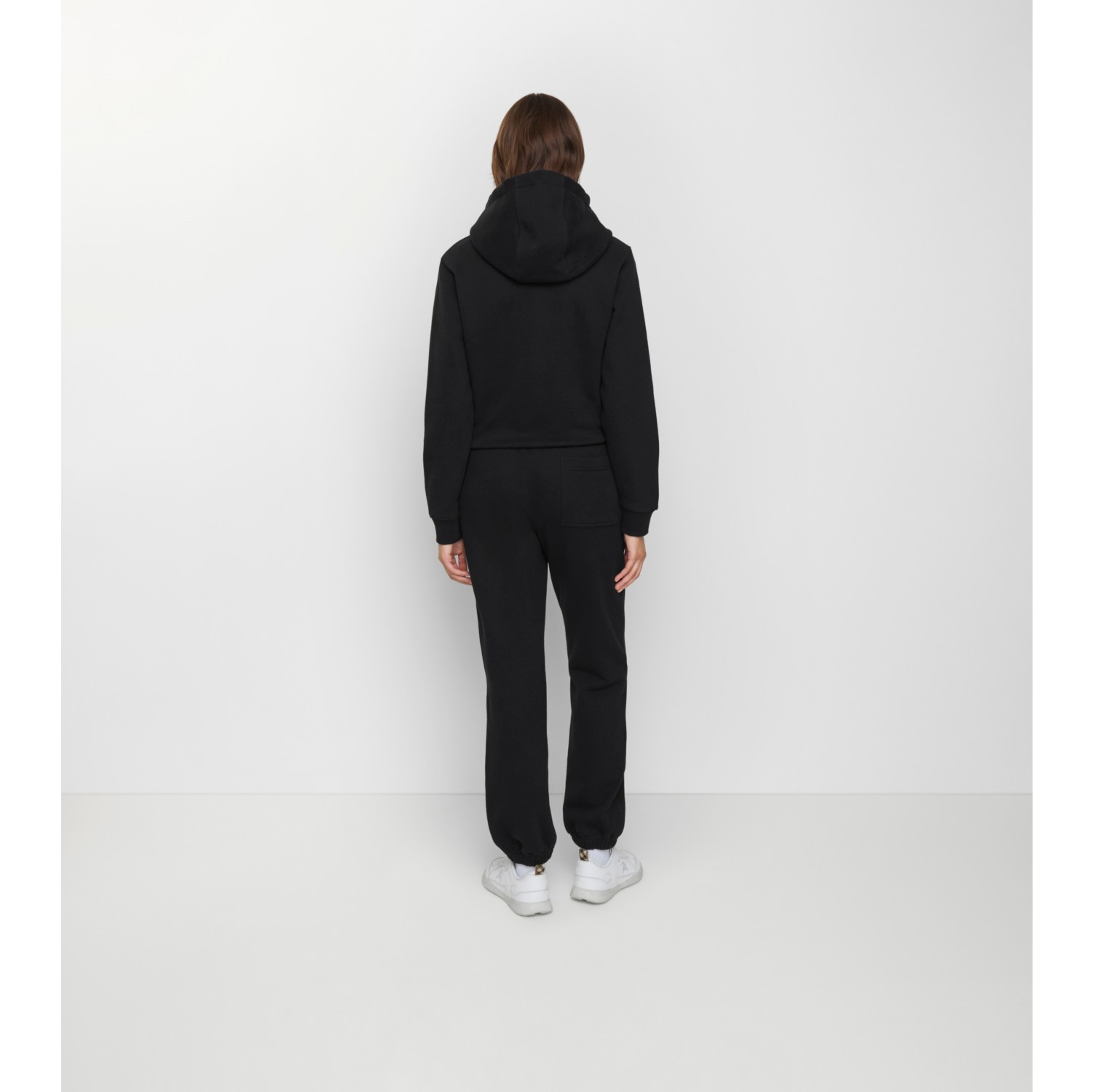 EKD Check Cotton Jogging Pants in Black - Women | Burberry® Official