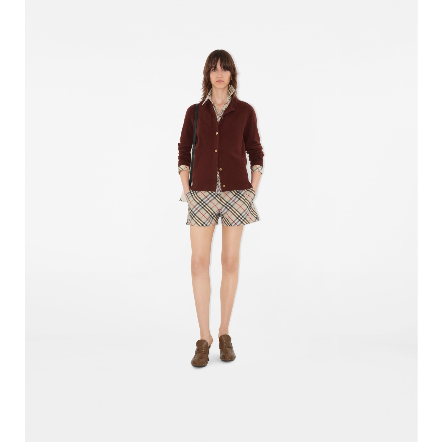 Cardigan en cachemire mélangé