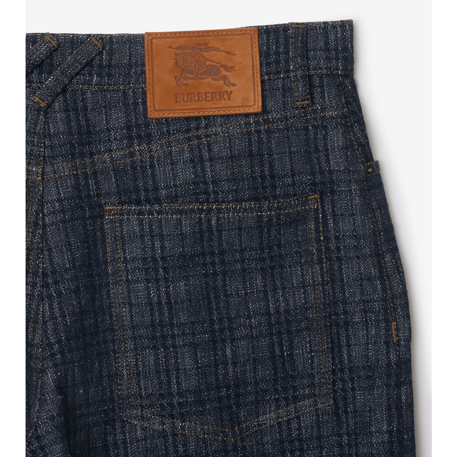 Short en denim Check
