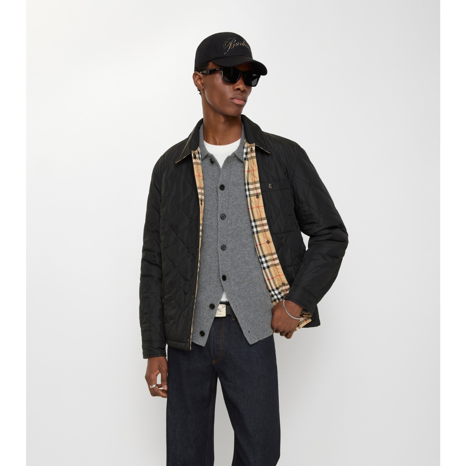 Reversible Quilted Nylon Overshirt