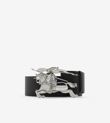 Burberry B Cut leather belt - Black