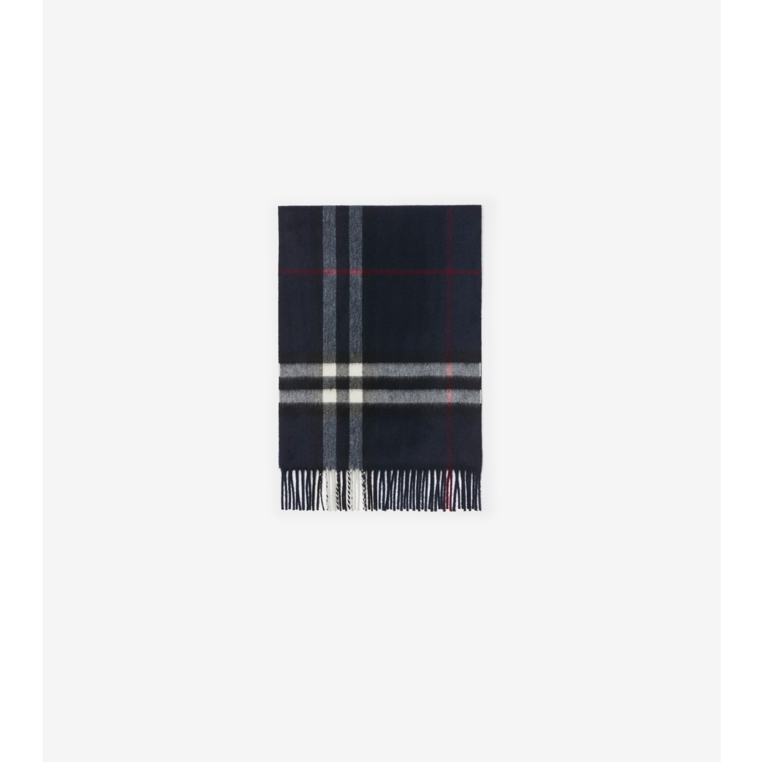 Check Cashmere Scarf