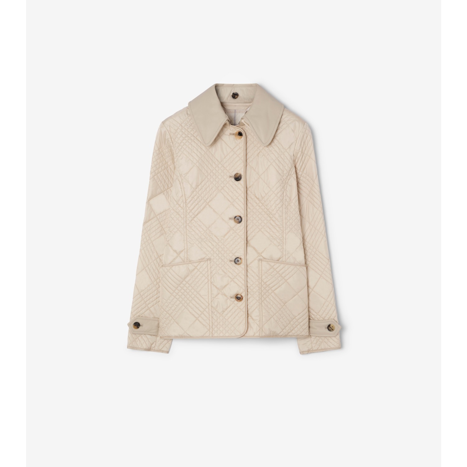 Micro Check-stitch Nylon Jacket