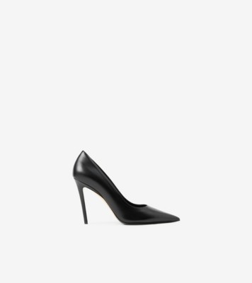 Leather Point-toe Pumps In Black - Women | Burberry® Official