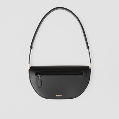 Petit sac Olympia en cuir (Noir) - Femme | Site officiel Burberry®