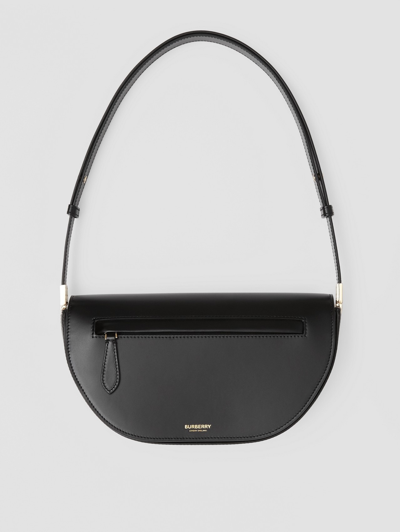 Small Leather Olympia Bag in Black