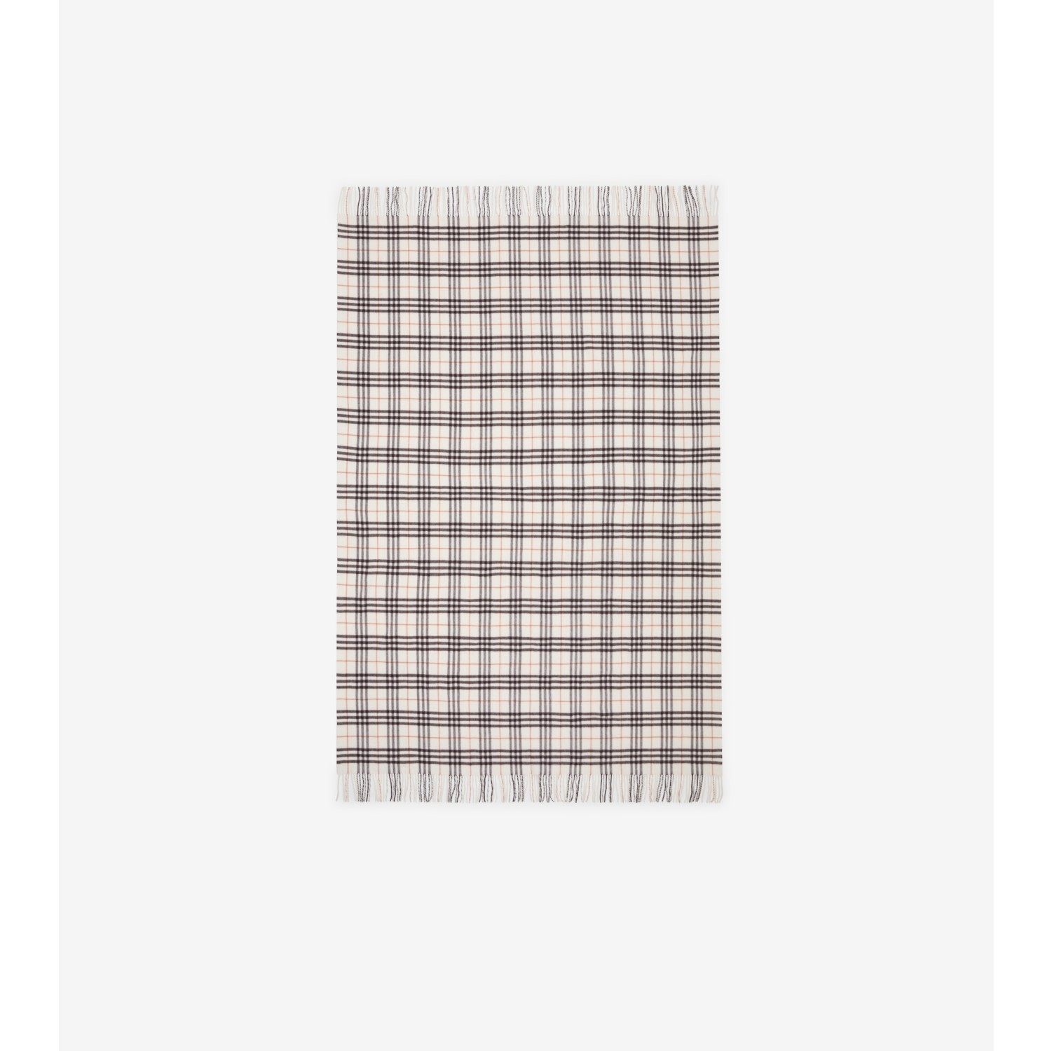 Check Cashmere Blanket