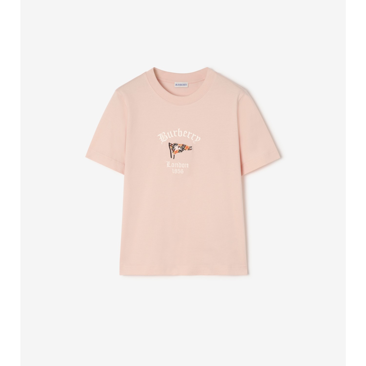 Check Flag Cotton T-shirt