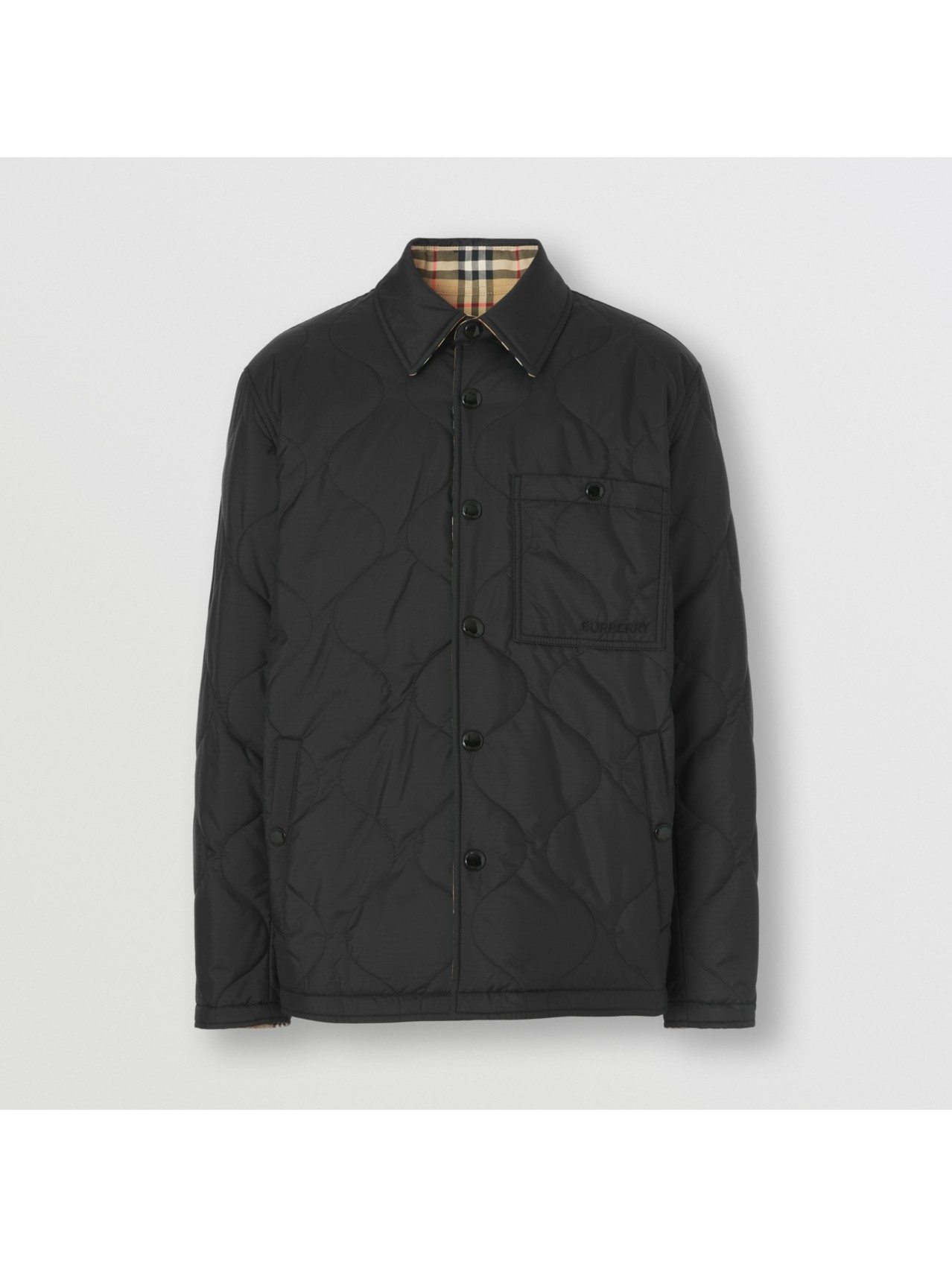 burberry padded coat mens