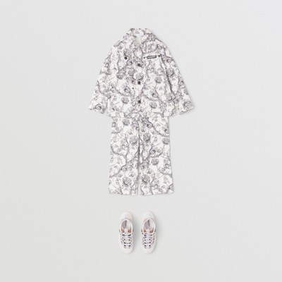 burberry white denim jacket