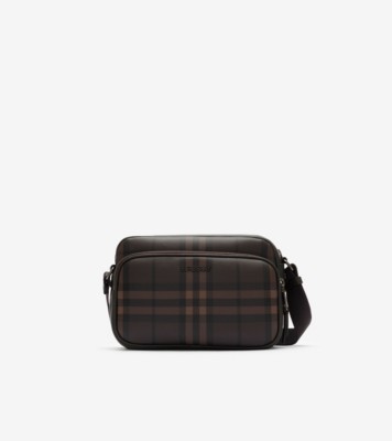 City Check Pocket Crossbody Bag Dark ®