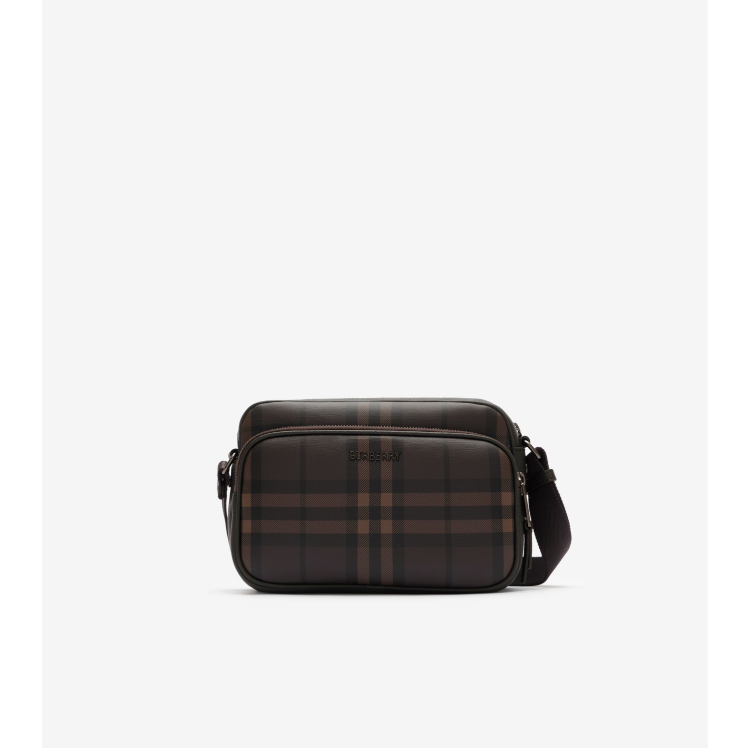 City Check Pocket Crossbody Bag