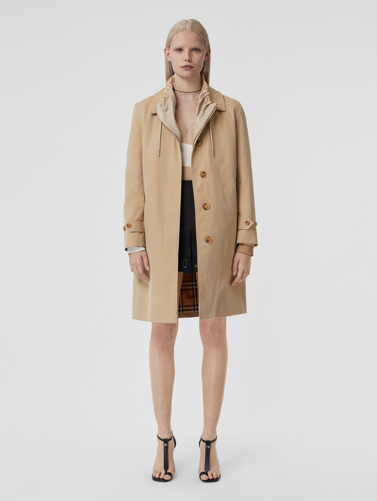 The Pimlico Heritage Car Coat in Honey - Women | Burberry® Official
