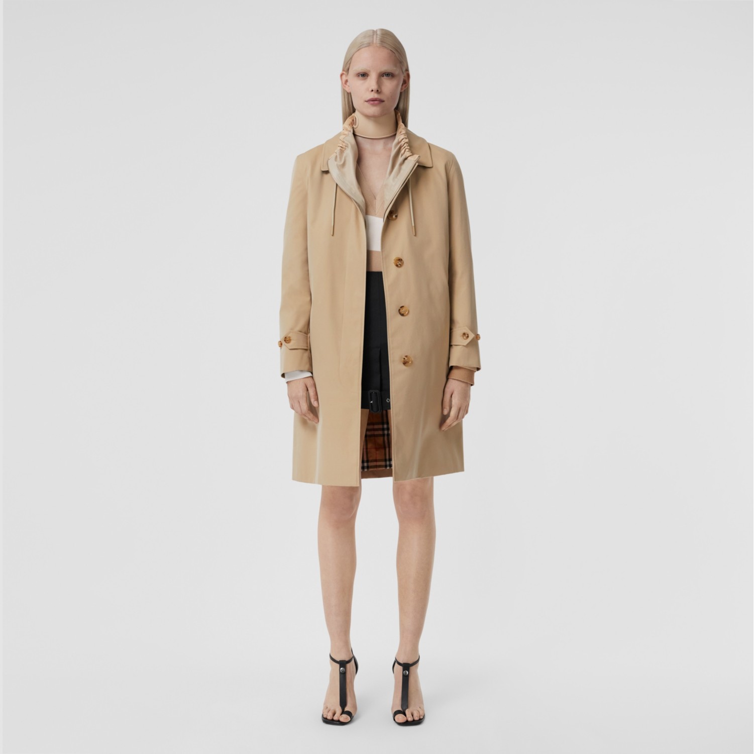 Abrigo burberry outlet camel