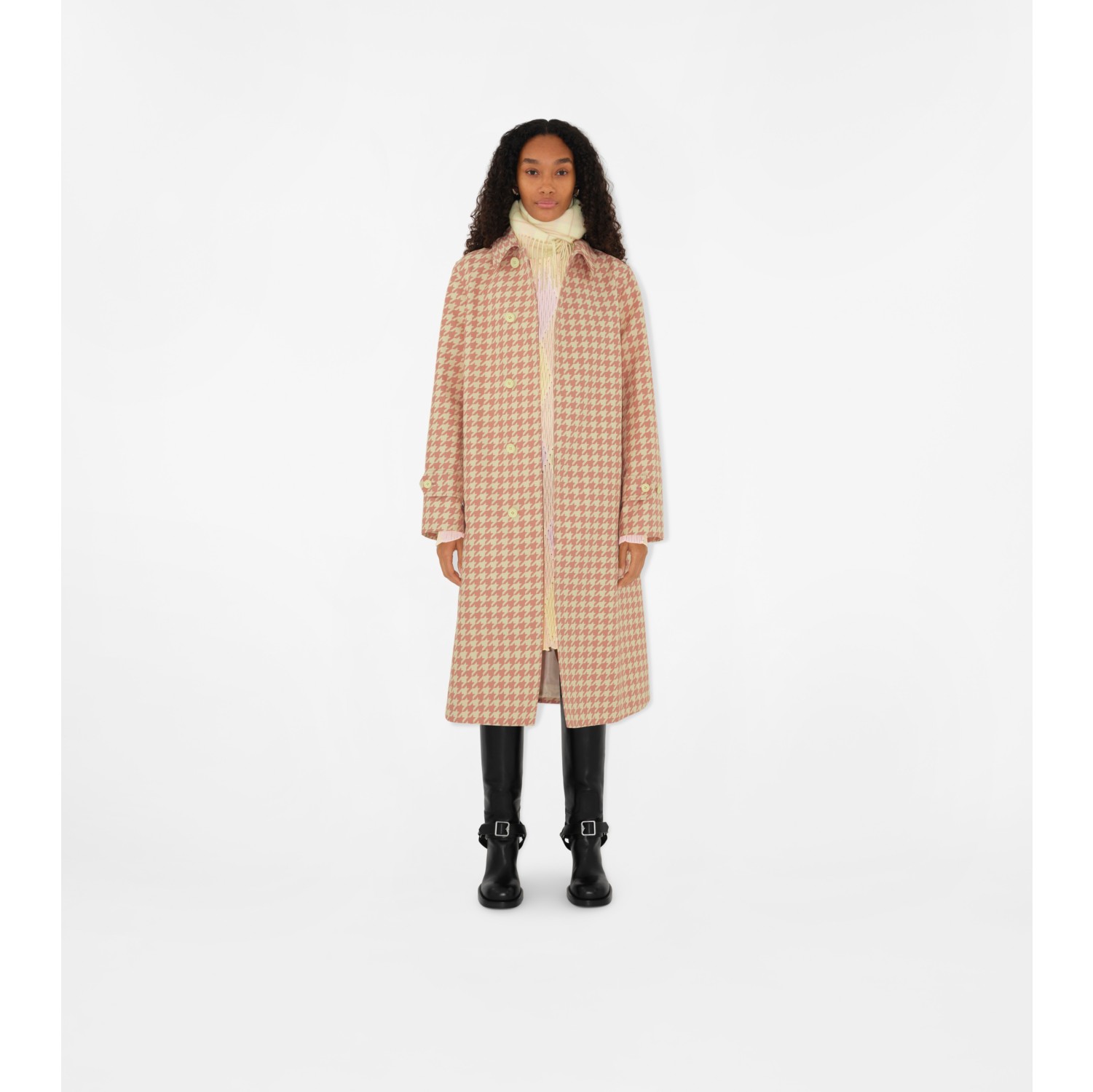 Houndstooth raincoat store