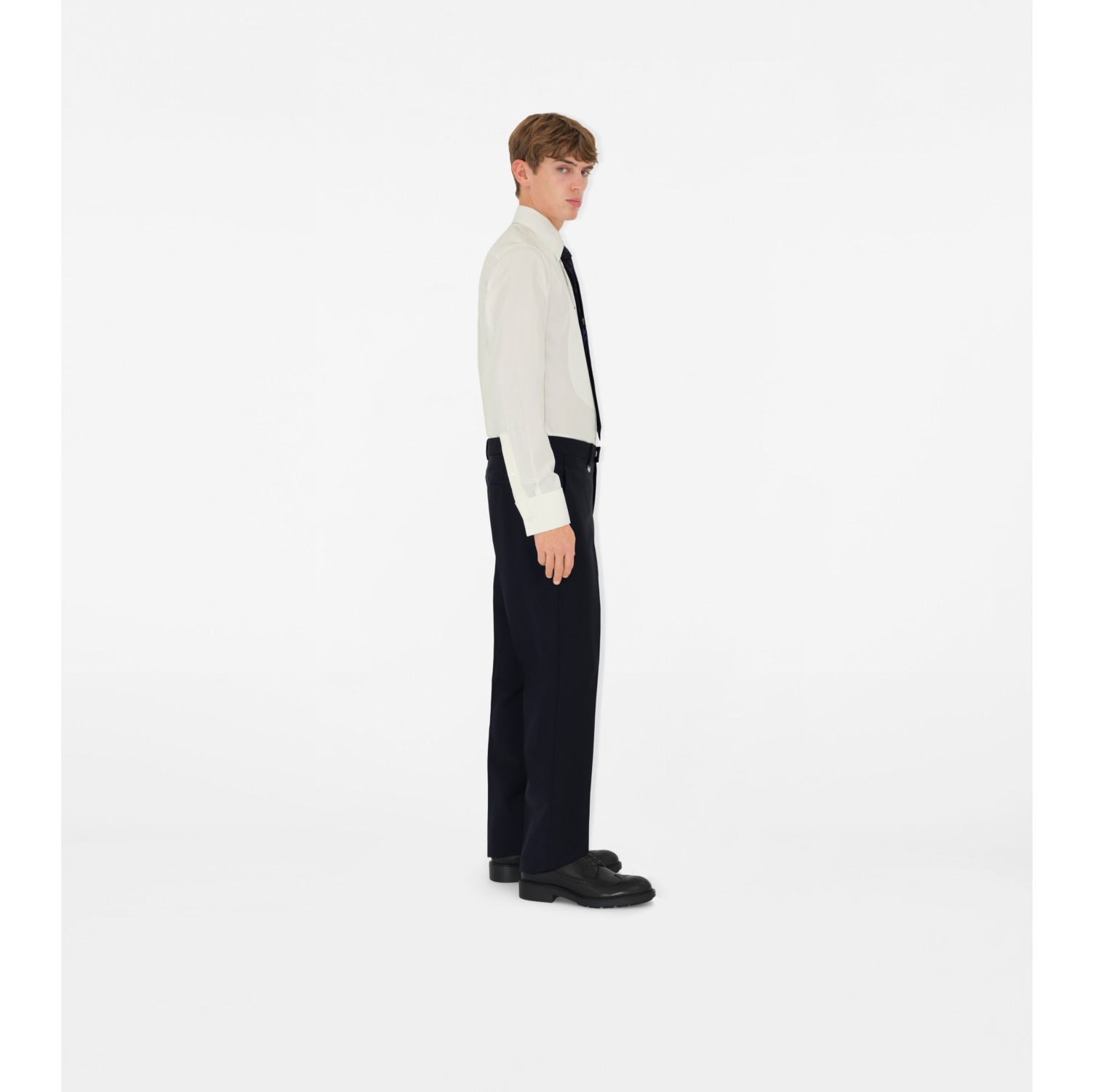 Wool Mohair Tailored Trousers