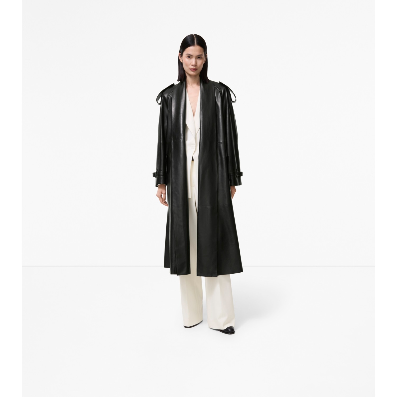 Leather Lemlair Coat