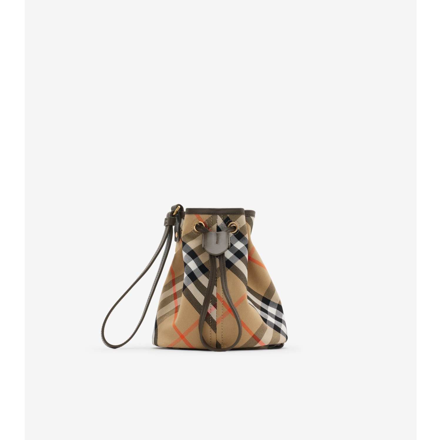 Check Drawstring Pouch​