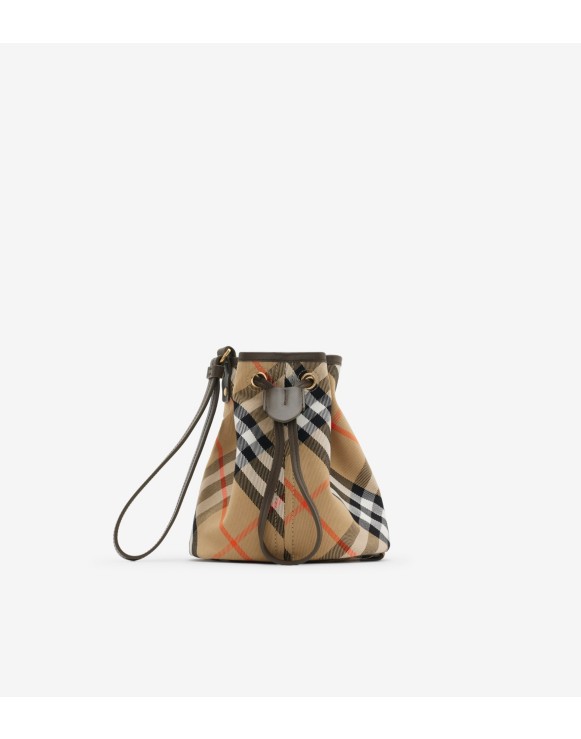 Pochette con coulisse Check​