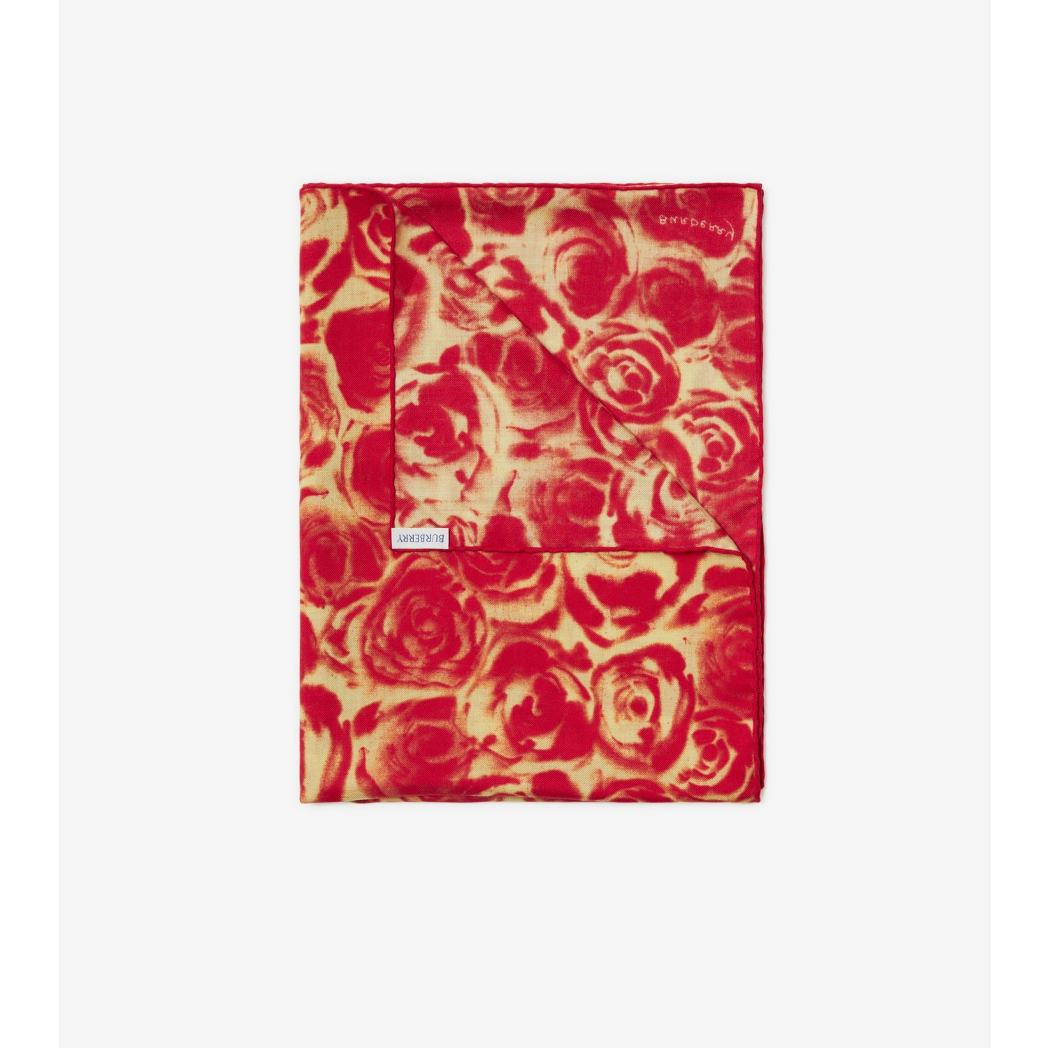 Rose Cashmere Silk Scarf