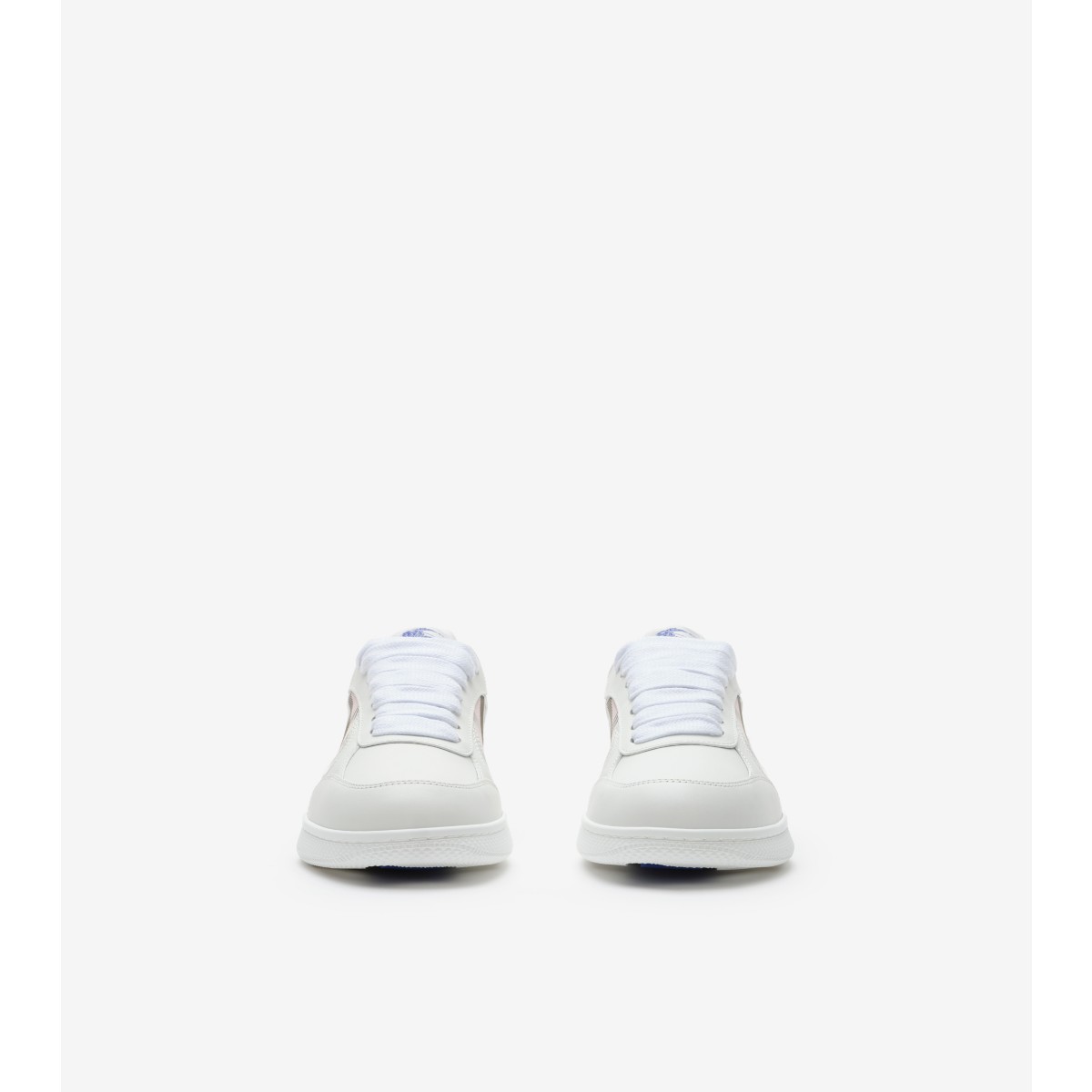  Check Leather and Terrace Sneakers​